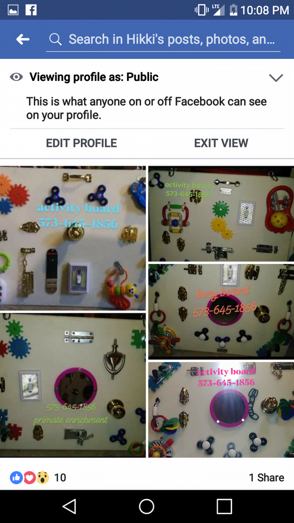 Primate Store heavy duty activity board