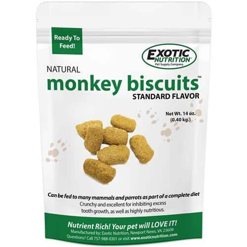 Exotic Nutrition New World Primate Food - 4 Lb. For Marmosets, Tamarins, Capuchins
